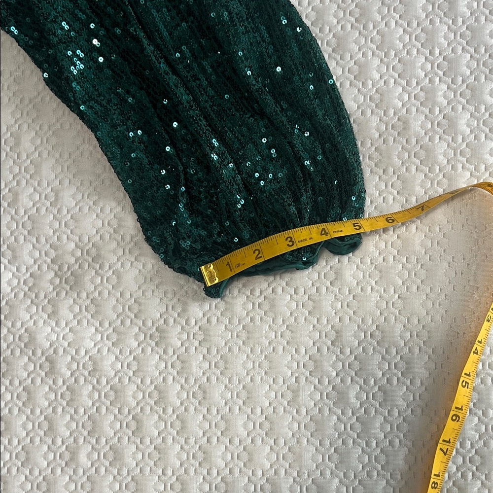 Fashion Nova Green Sequin Formal Dress - Picture 6 of 11